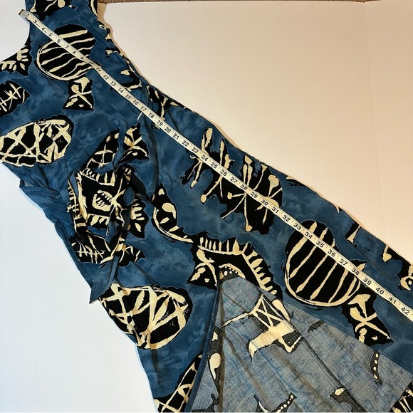 Vintage 90s All That Jazz Wrap Waist Dress - Picture 6 of 7